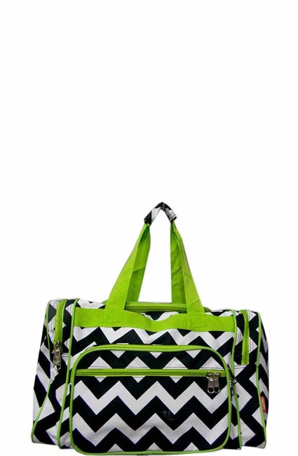 Printed Duffle Bag-ZIB417/LIME